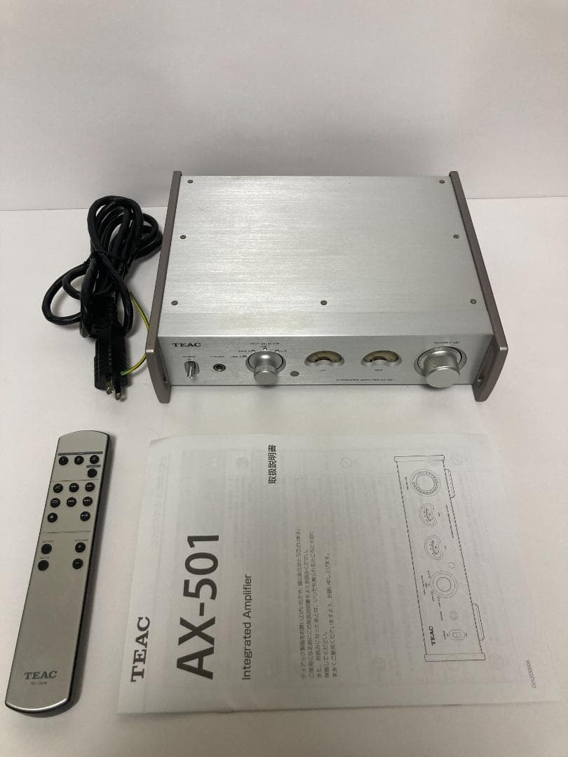 あきTeac AX-501-S 統合アンプ (シルバー)　プリメインアンプ