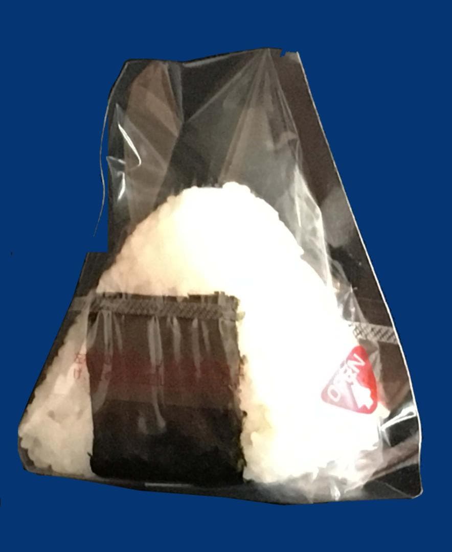 直巻おにぎり袋　6000枚／箱　６円／１枚　（上側がそっくりとれて食べやすい）