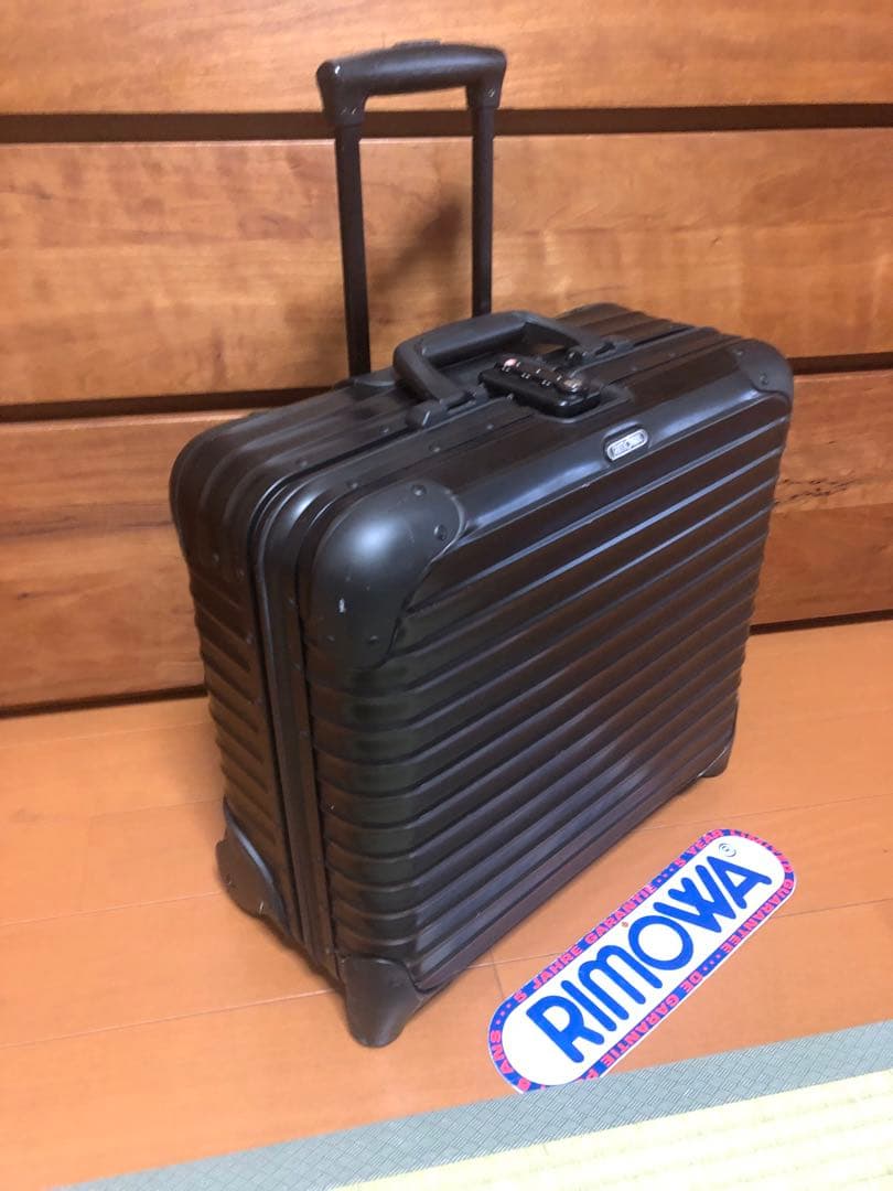☆美品☆激レア☆RIMOWA リモワ　ステルス　ビジネストロリー2輪　28L