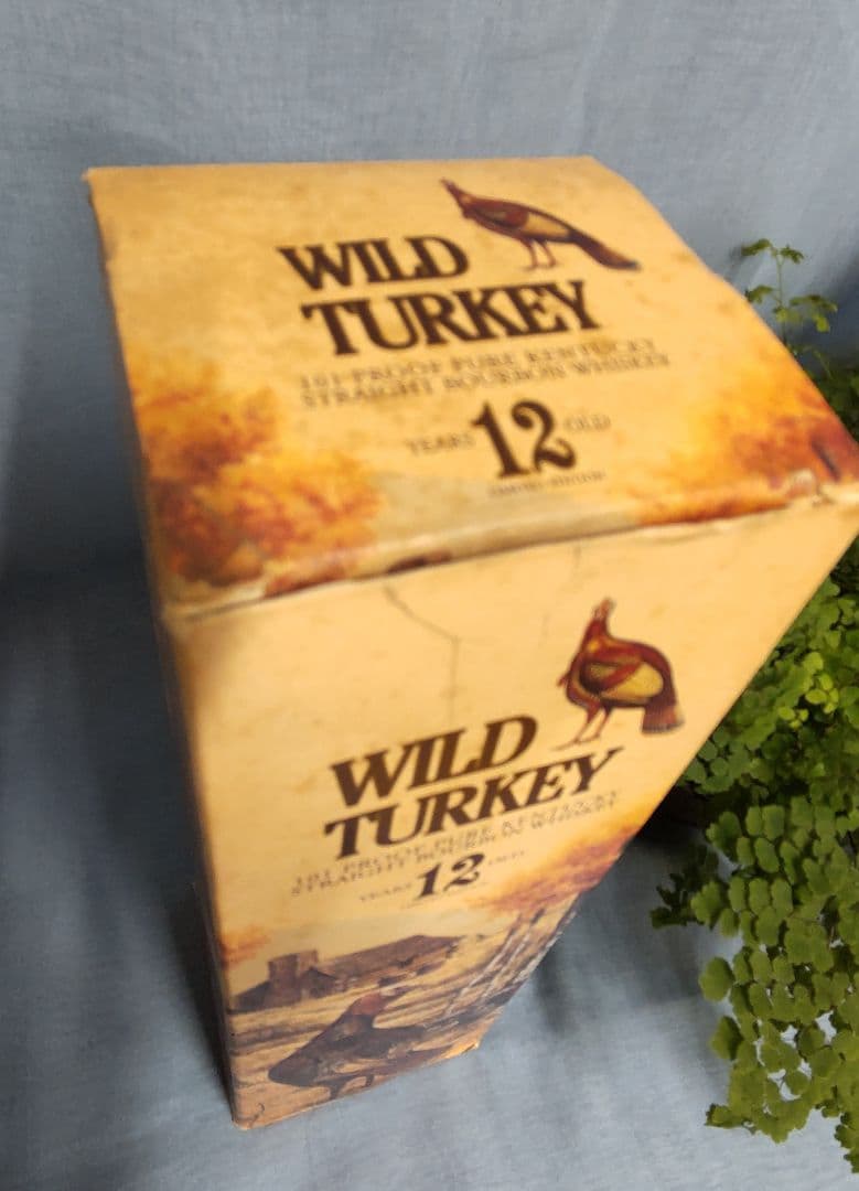 ワイルドターキー 12年 分割ラベル レア 化粧箱