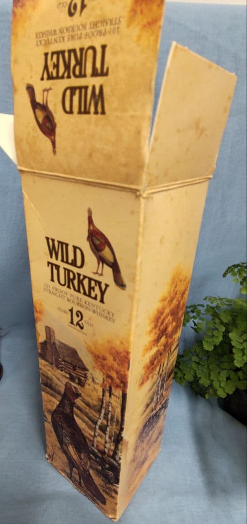 ワイルドターキー 12年 分割ラベル レア 化粧箱