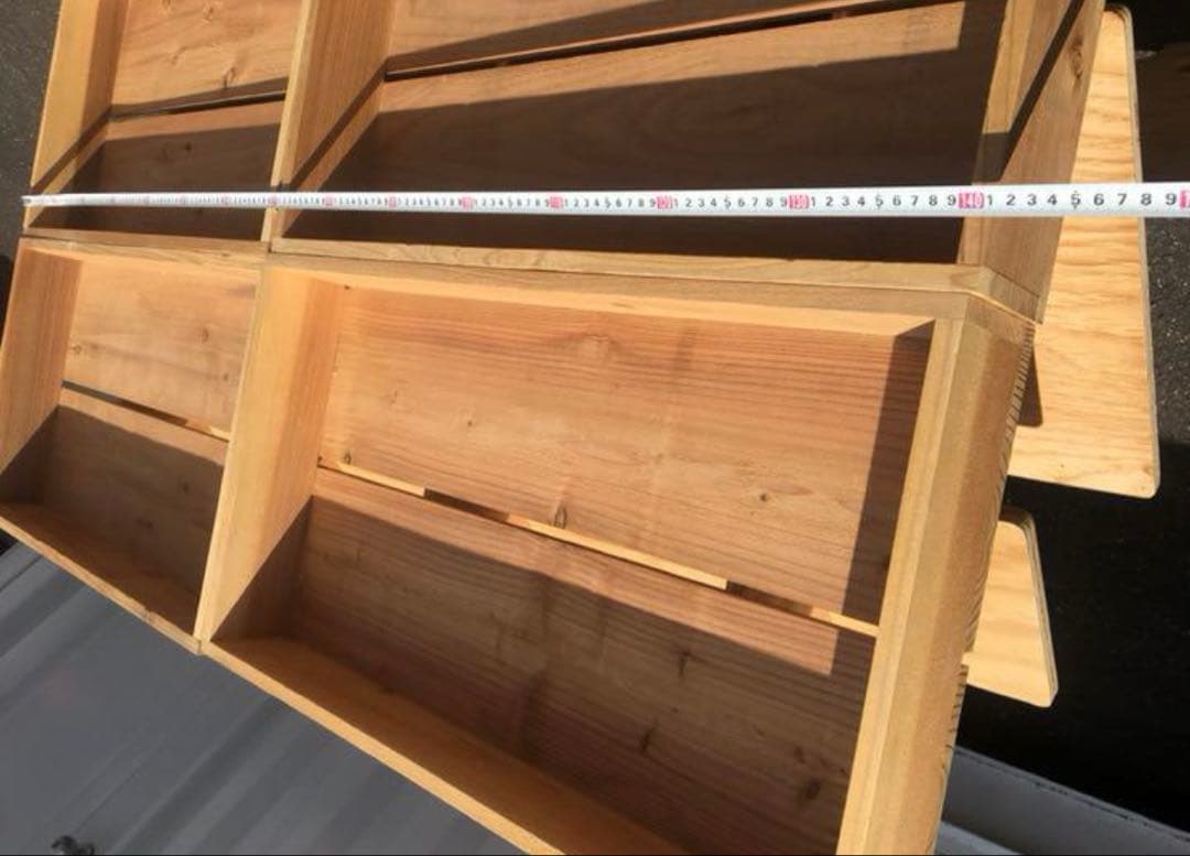 マルシェ台‼️組立式ディスプレイ 店舗什器 陳列棚 イベント什器 一台