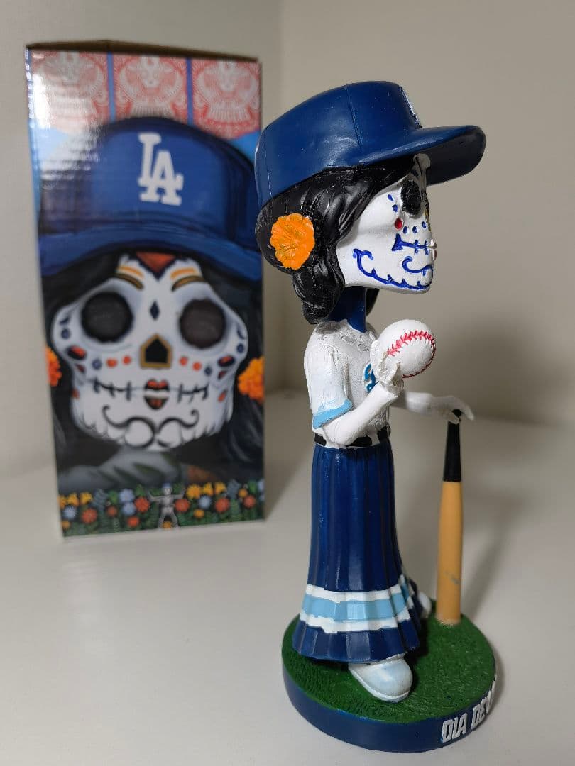 9/24来場者限定 Dia De Los ドジャース ボブルヘッド ⓑ