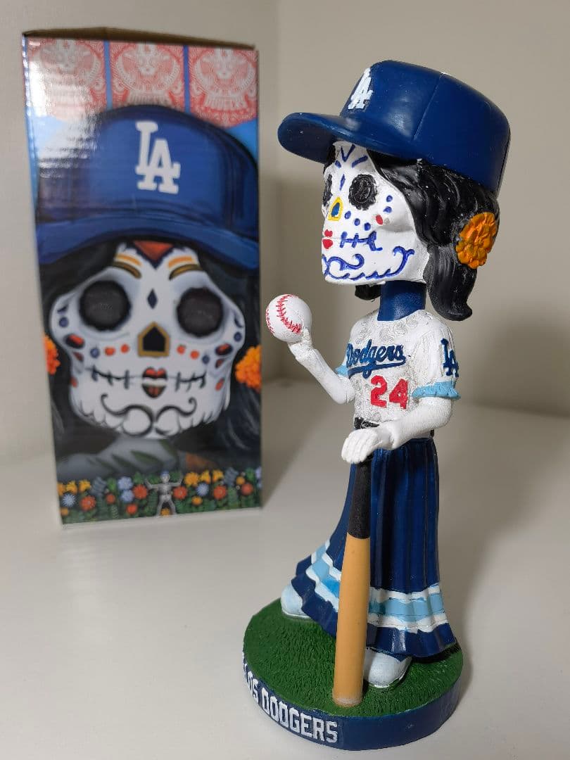 9/24来場者限定 Dia De Los ドジャース ボブルヘッド ⓑ
