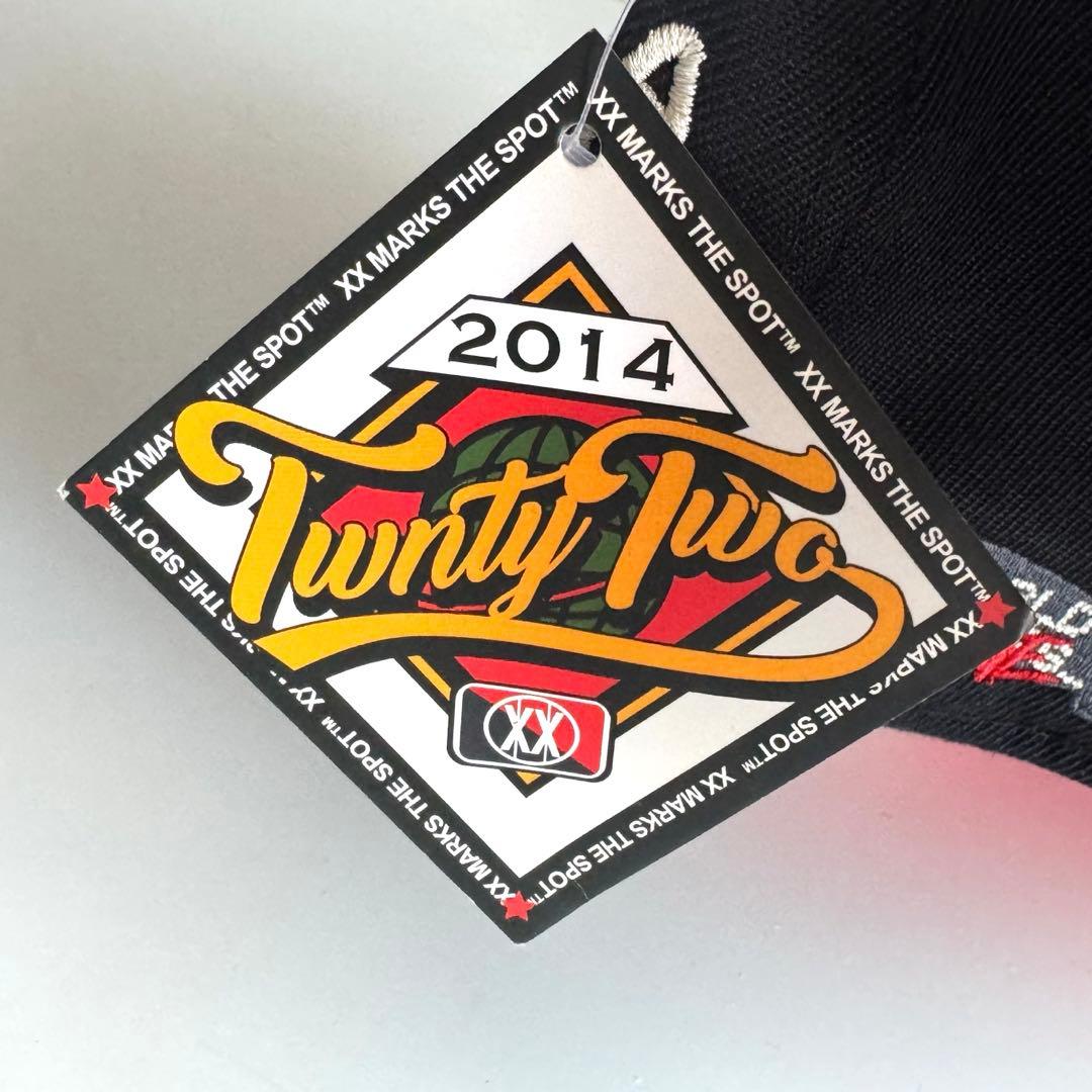 【美品】TWENTY TWO　スナップバックキャップ　タグ付き