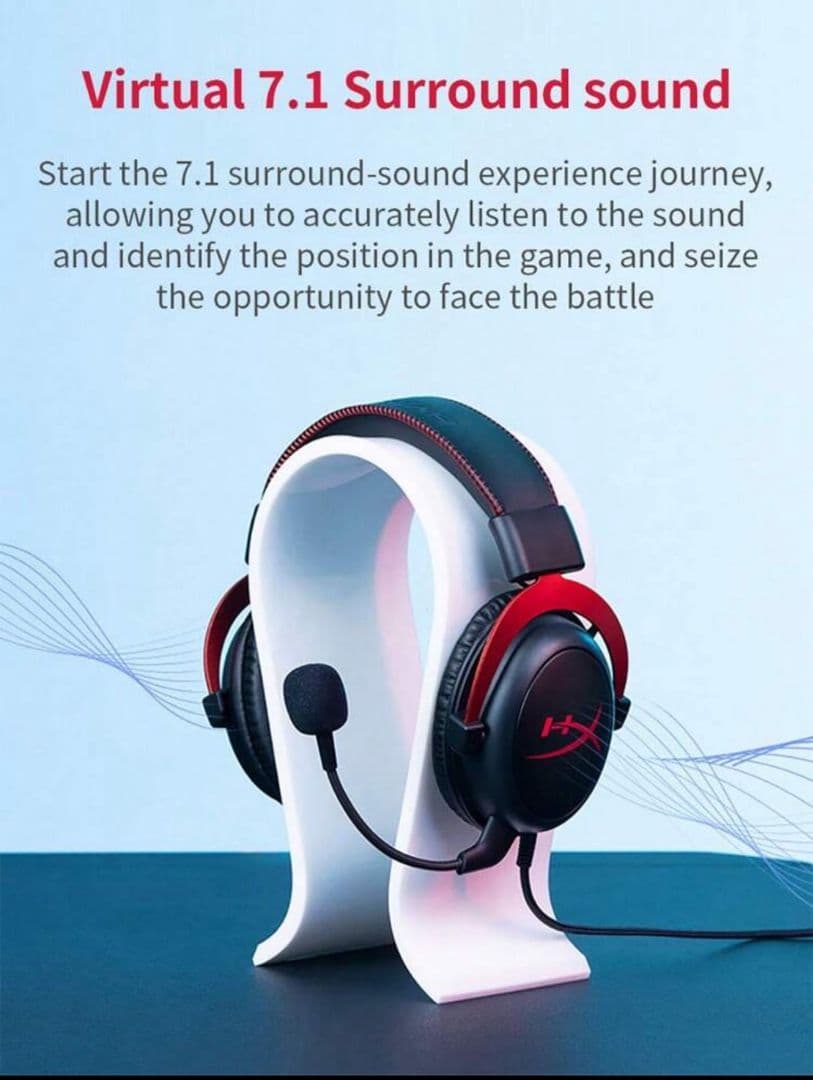 ヘッドホン HyperX Cloud II Red Gaming Headset