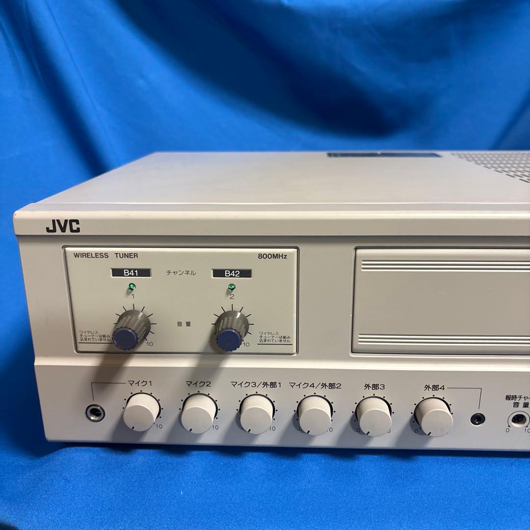 JVC　PA-908システムアンプ80W ワイヤレスチューナー2波内蔵