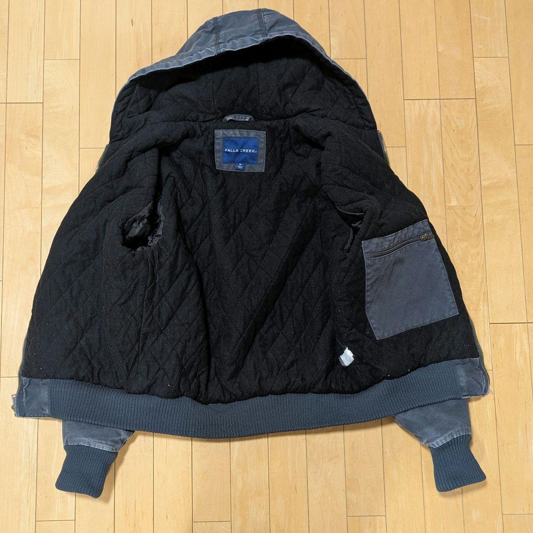 ​【雰囲気抜群】FALLS CREEK アクティブジャケット M 墨黒 ダック地