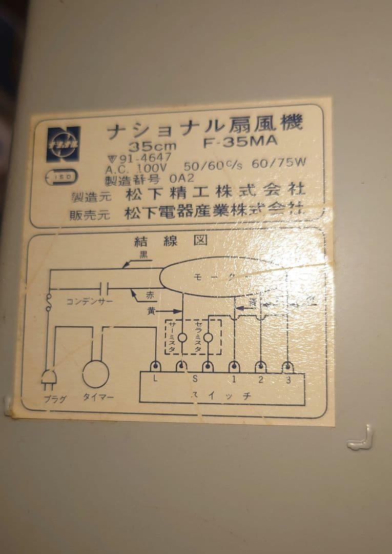 NATIONAL ファンスタンド レトロ