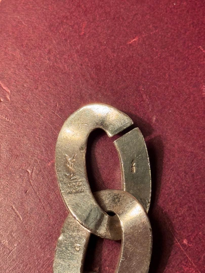 お値下げ中　トムフォード期　イヴサンローランリヴゴーシュ　シルバー　フランス製