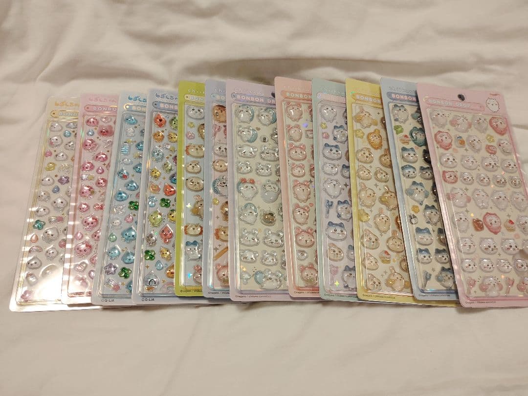 ボンボンドロップシール　うるちゅる　73枚　サンリオ　ディズニー　オリジナル