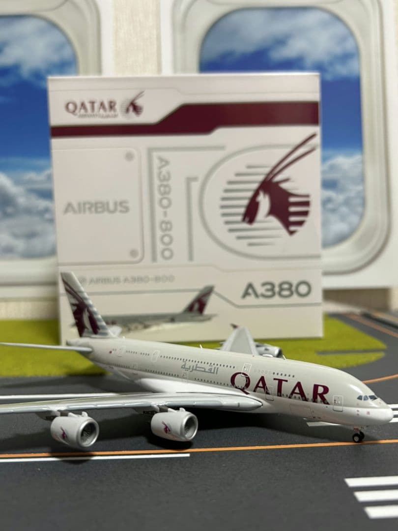 ☆Qatar Airways A380-800　ノーマル塗装