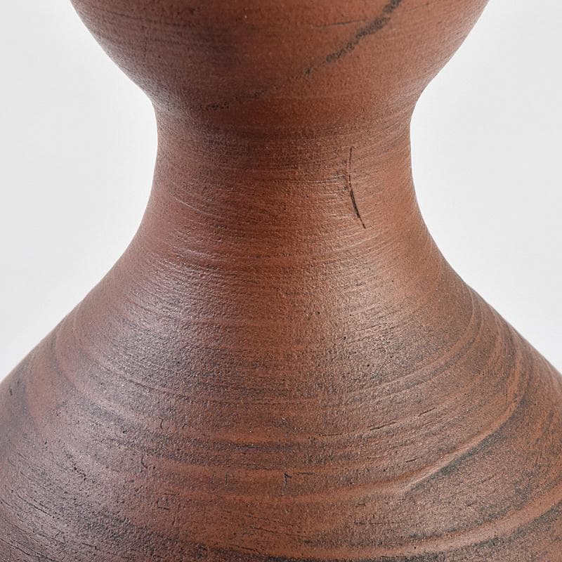 桂又三郎極め　江戸初期　古備前　人物刻　細口瓢徳利　V　R9490