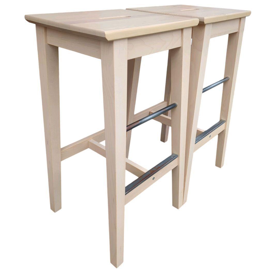 【美品】2脚 IKEA NILSOLLE カウンターチェア バーチ 74 cm