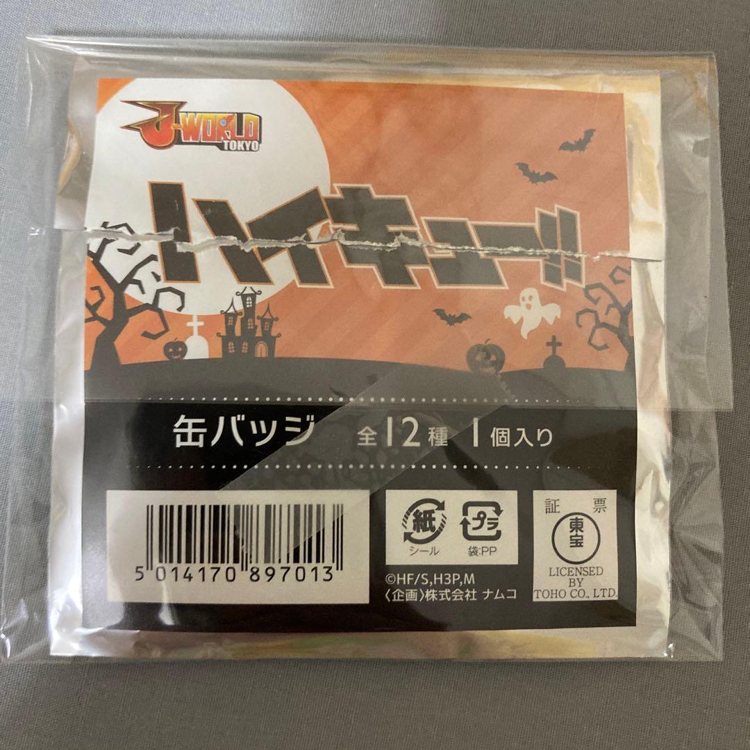 ハイキュー‼︎ 赤葦 j-WORLD ハロウィン 缶バッジ
