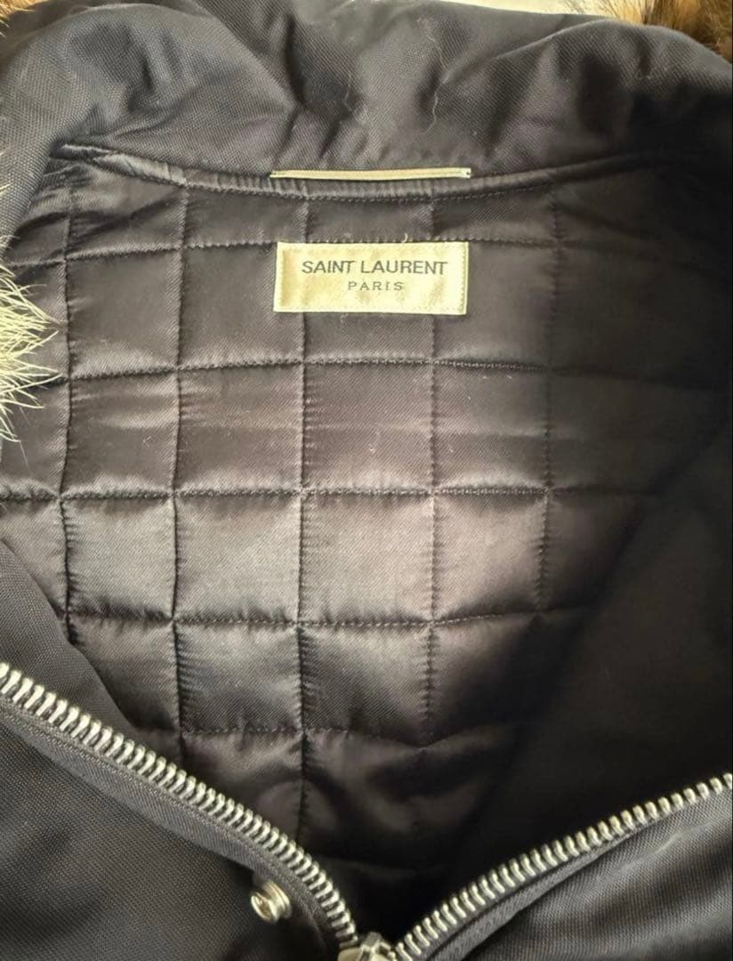 SAINT LAURENT PARIS ファーブルゾンジャケット エディ期