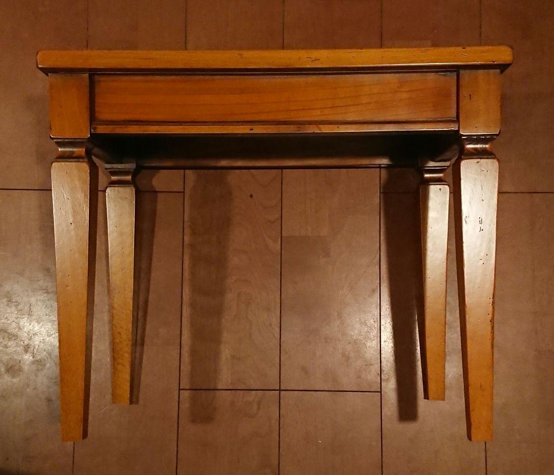 稀少 SELVA イタリア製 チェリー材 サイドテーブル アンティーク家具