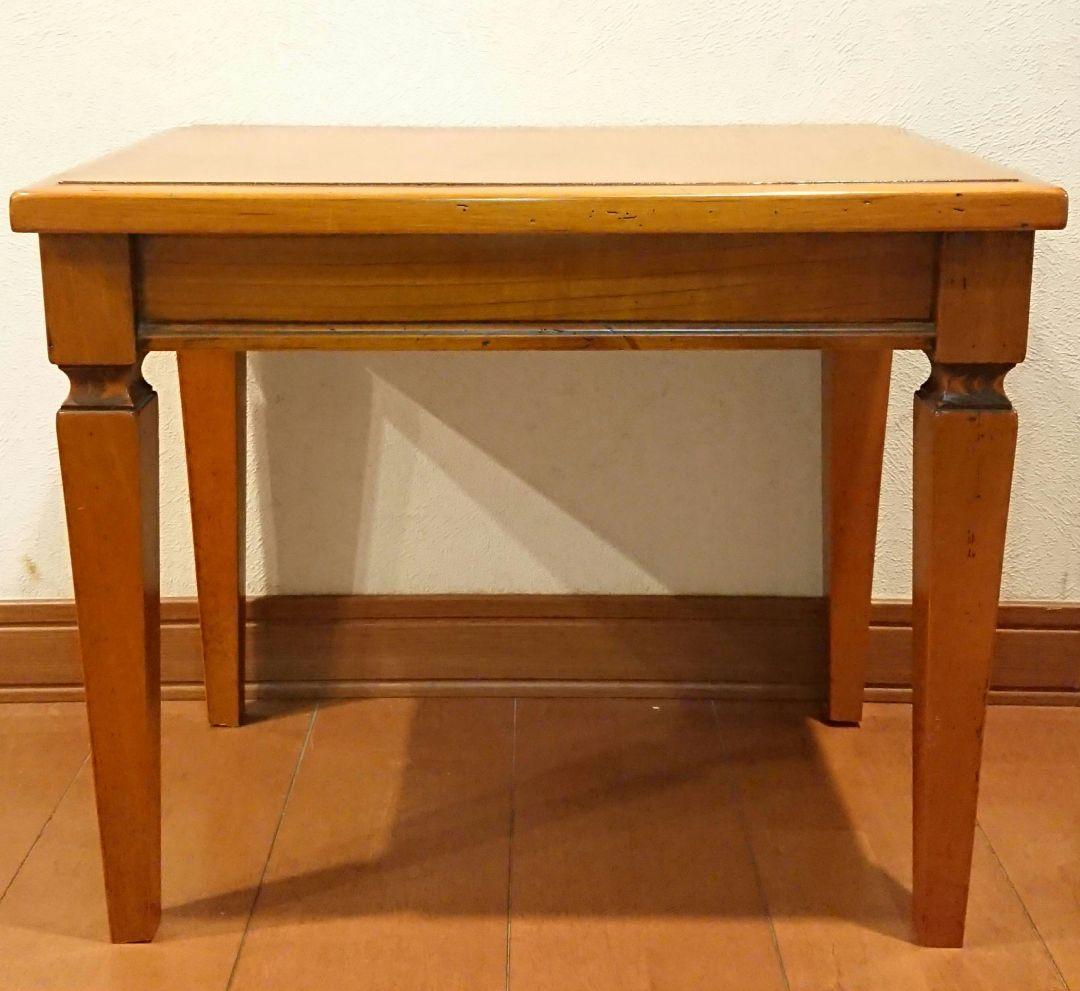 稀少 SELVA イタリア製 チェリー材 サイドテーブル アンティーク家具