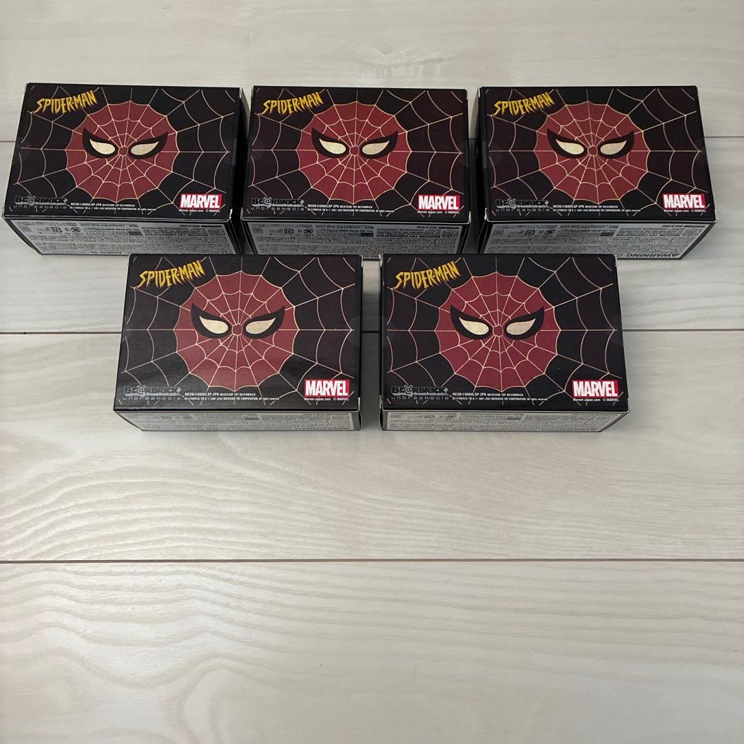 ベアブリック 新品　スパイダーマンシリーズ　コンプリートセット