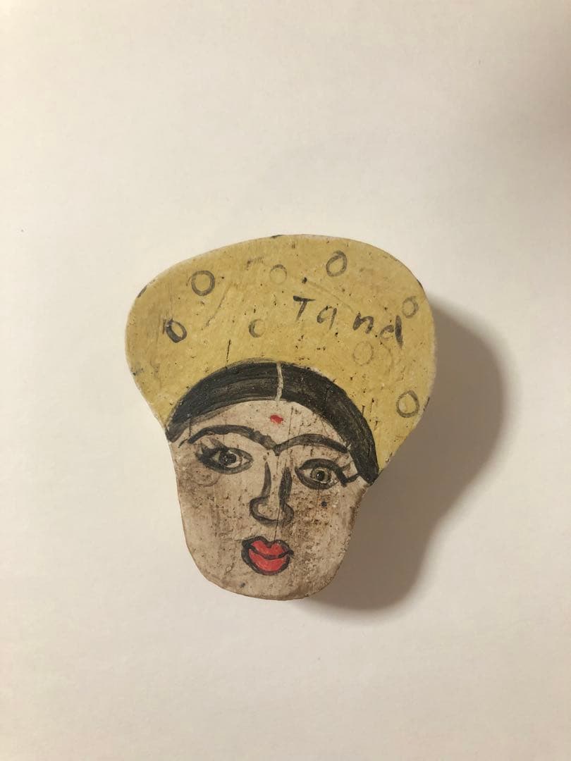 タナベヨシミさん　インド人小物入れ