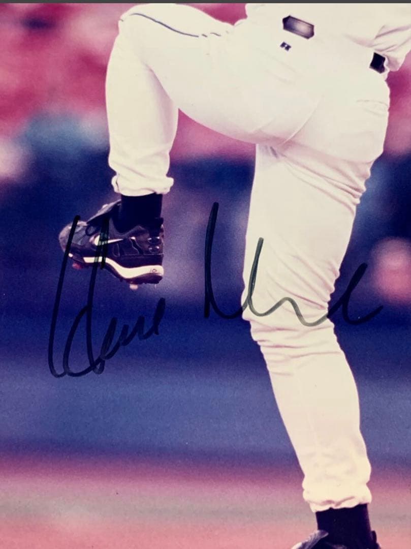 MLB 野茂英雄　直筆サインPhoto 大谷翔平、山本由伸