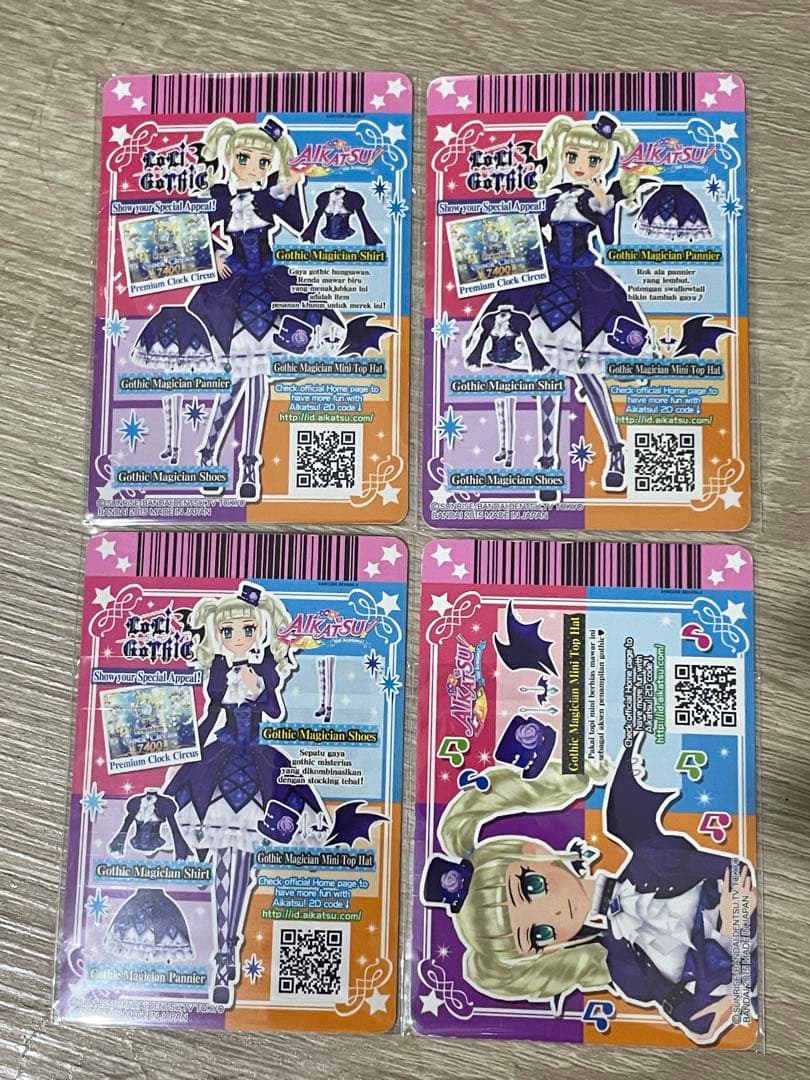 アイカツ！海外版　ロリゴシック　ゴスマジック　藤堂ユリカ インドネシア版