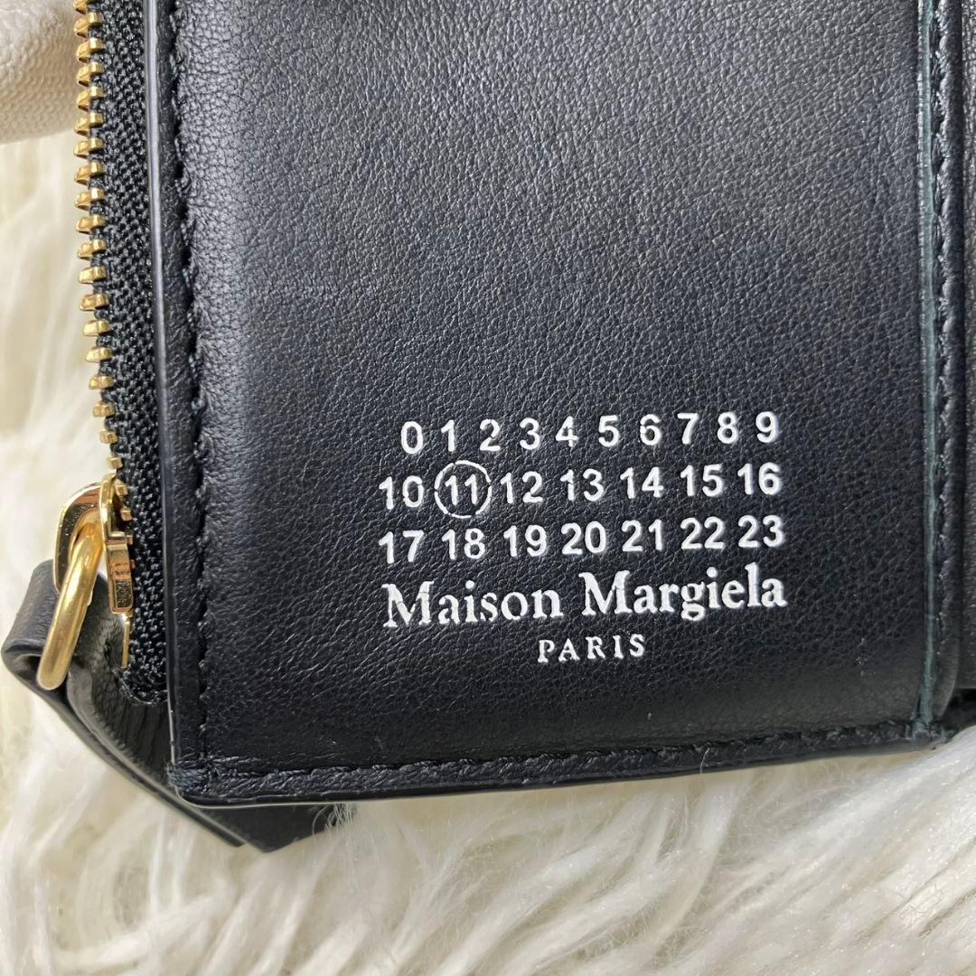 ✨極美品　付属品完備✨マルジェラ　三つ折り　グラムスラム　カレンダー　ブラック