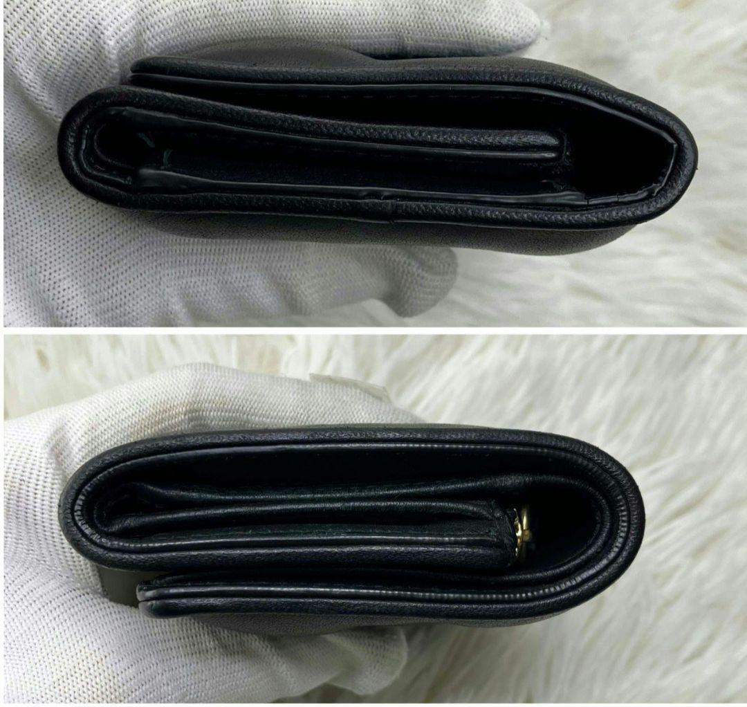 ✨極美品　付属品完備✨マルジェラ　三つ折り　グラムスラム　カレンダー　ブラック