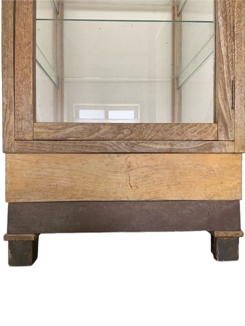 アンティーク　レトロ　ショーケース　古道具　ガラスケース　ディスプレイ