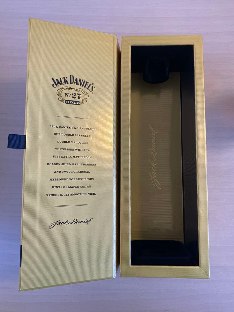 Jack Daniel's No. 27 Gold ジャックダニエル　箱付き