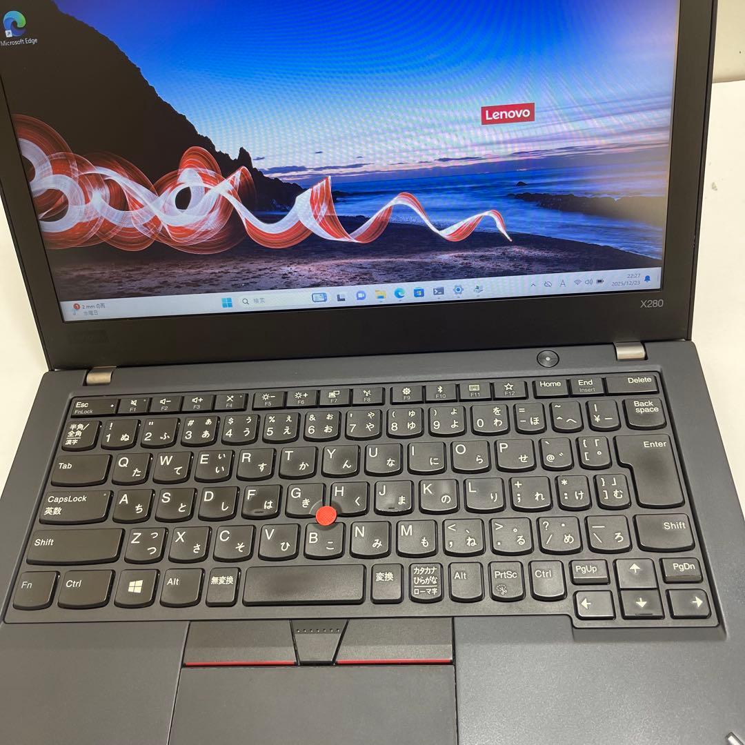 #665 レノボ Thinkpad X280 i5-8250U 8GB 256G