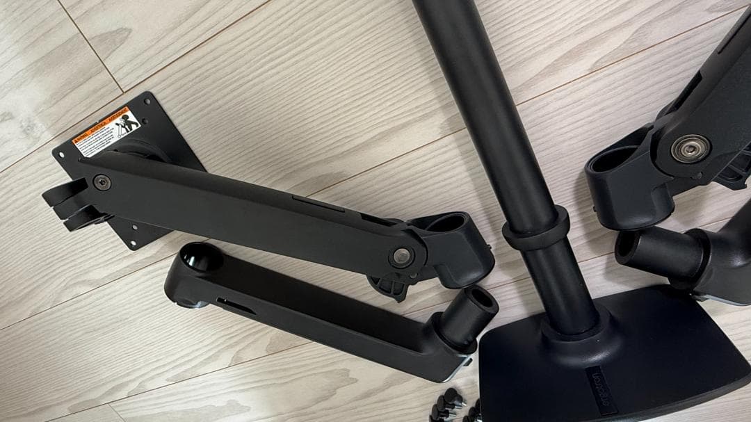 エルゴトロン LX モニターアーム デスクマウント デュアル ブラック