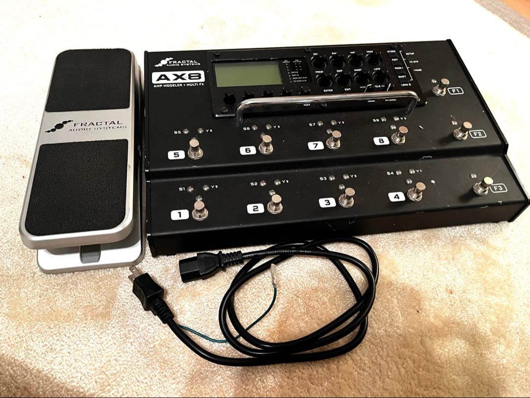 Fractal Audio AX8 ＋ EV-1 エクスプレッションペダルセット