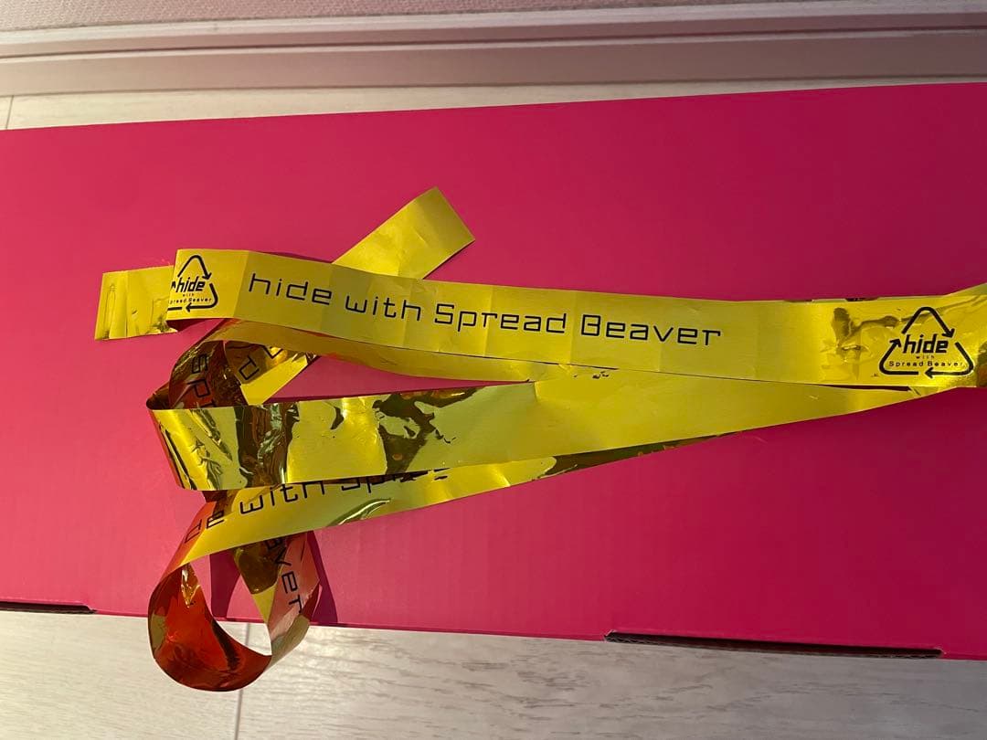 hide☆Memorial Day 2025VIP席限定特典グッズ（金テ付き）