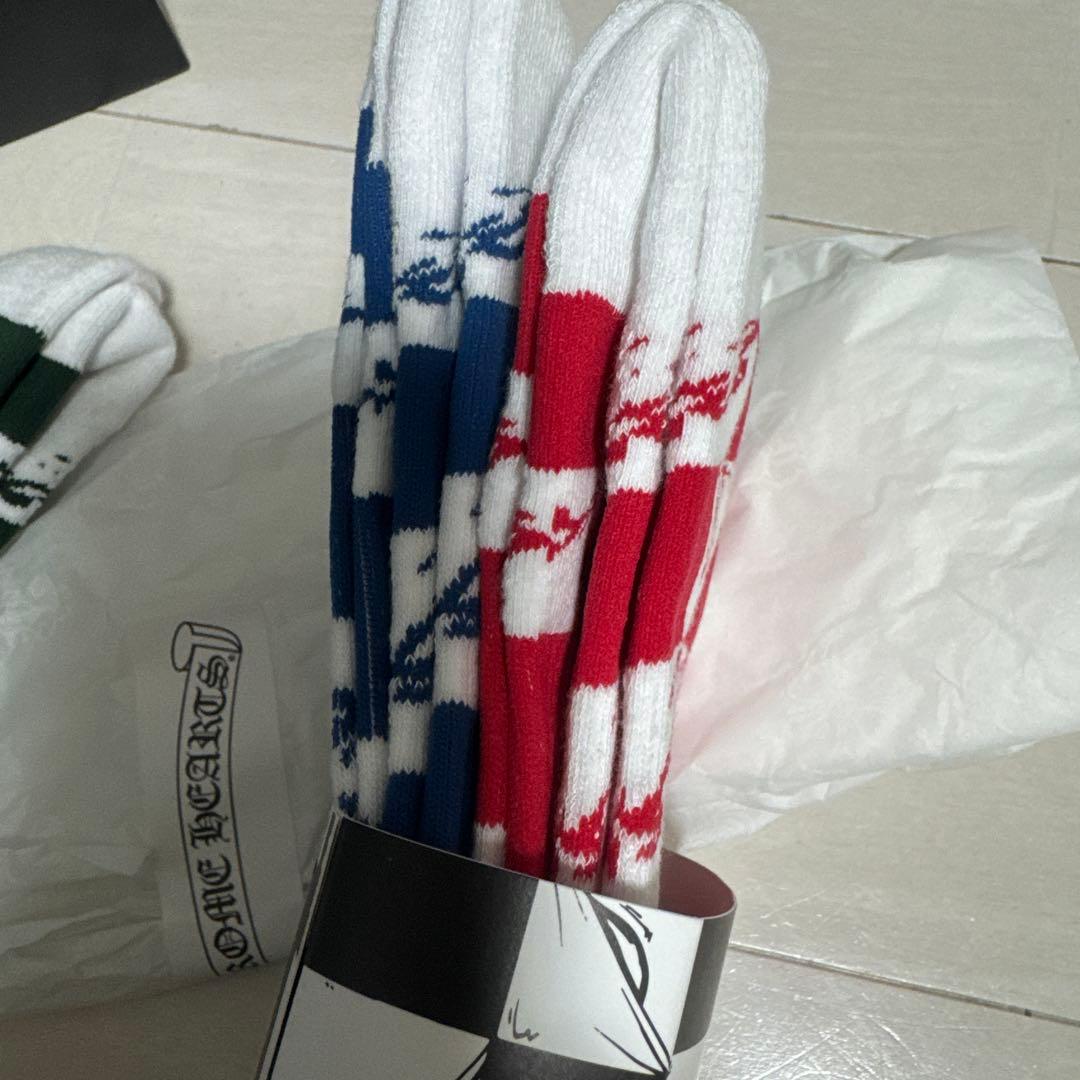 正規品クロムハーツCHROME HEARTS ソックス‼️ 3足セット‼️