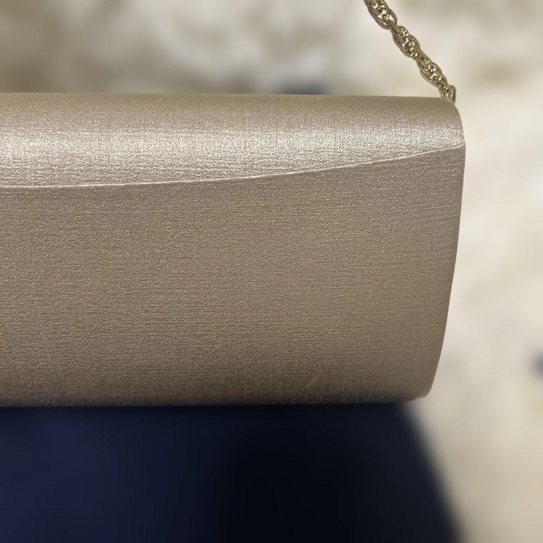 【未使用級】現行　岩佐（SHINCA）　メロウ　サンドベージュ　パーティーバッグ