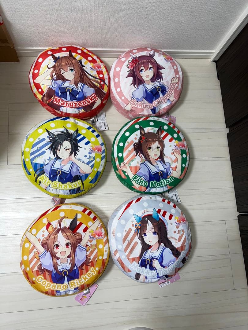 【謹賀新年セール】プライズ ウマ娘 ラウンドクッション 全42種 コンプリート