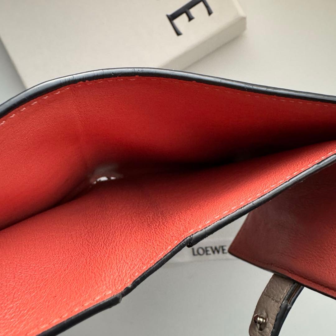 【極上美品】 173 LOEWE ロエベ 3つ折り財布