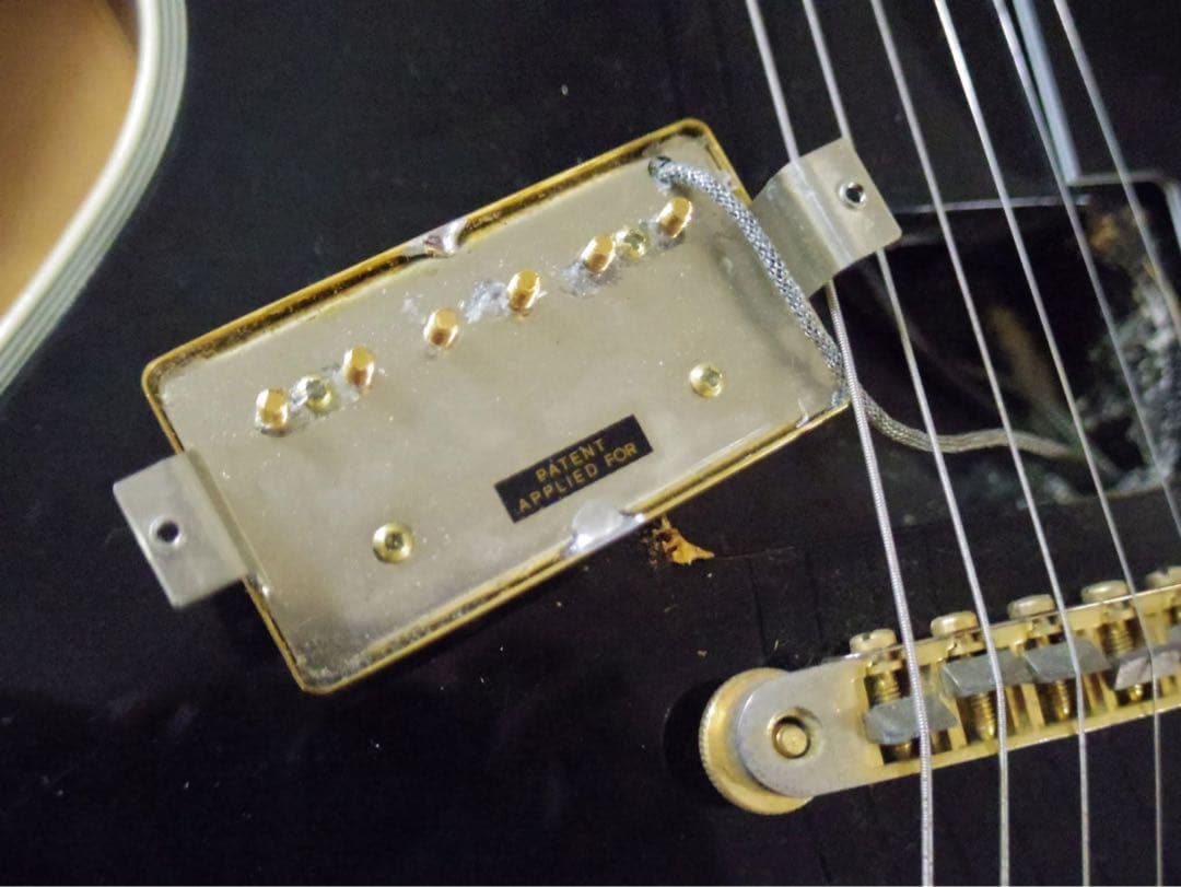 レスポールカスタムGibson ×アリアプロII ブラックビューティー76年製