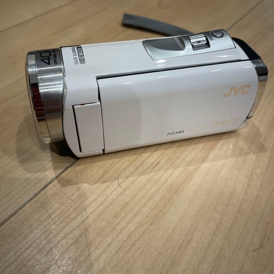 JVC GZ-HM33-W FULL HD ビデオカメラ