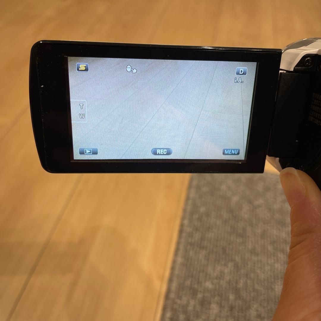 JVC GZ-HM33-W FULL HD ビデオカメラ