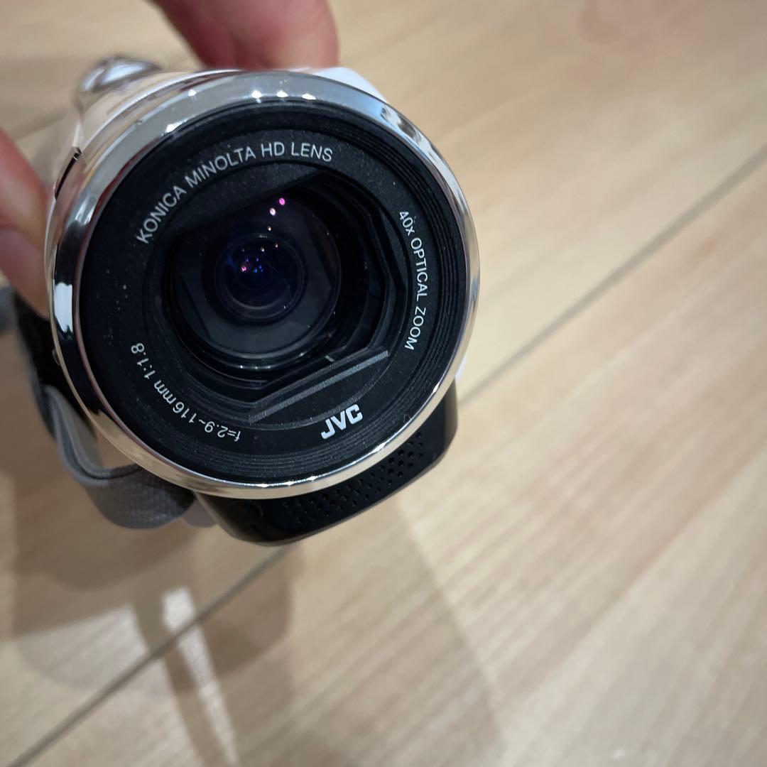 JVC GZ-HM33-W FULL HD ビデオカメラ