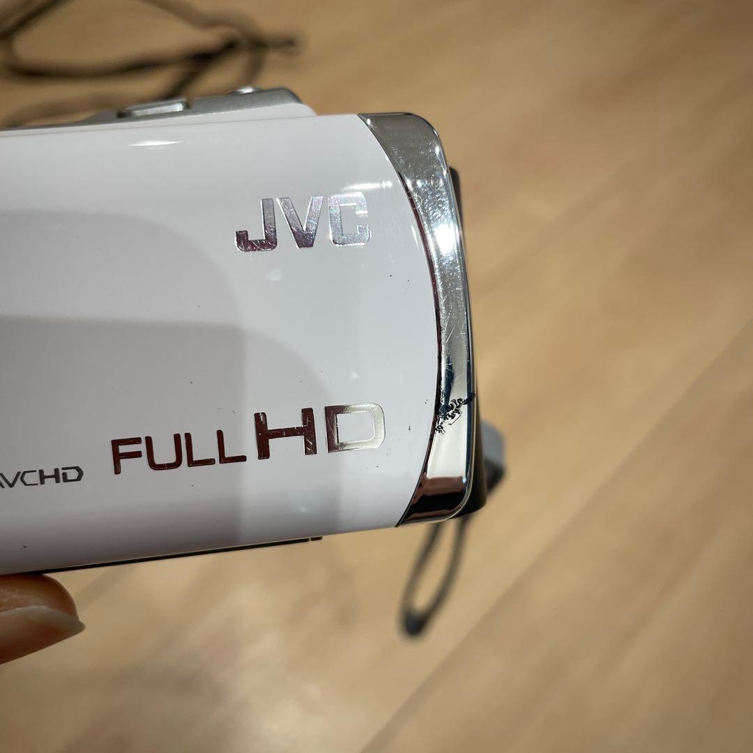 JVC GZ-HM33-W FULL HD ビデオカメラ