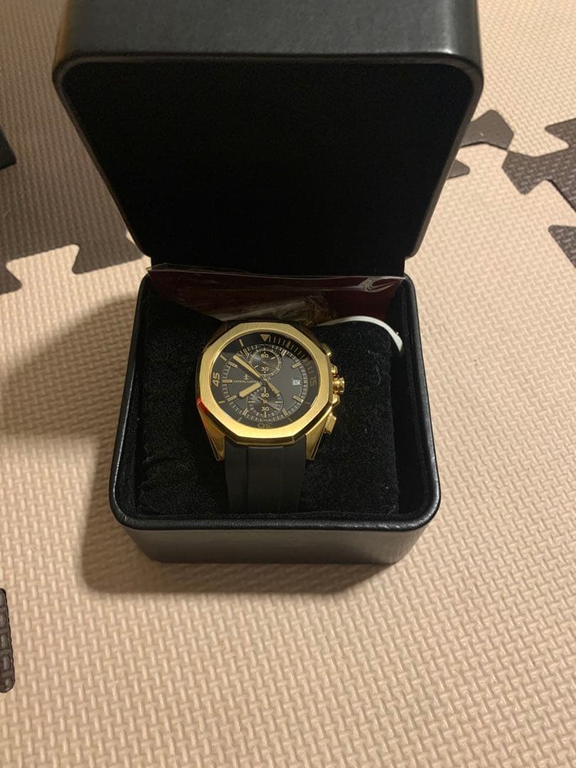 【美品】アヴァランチ 腕時計 ゴールド/ブラック