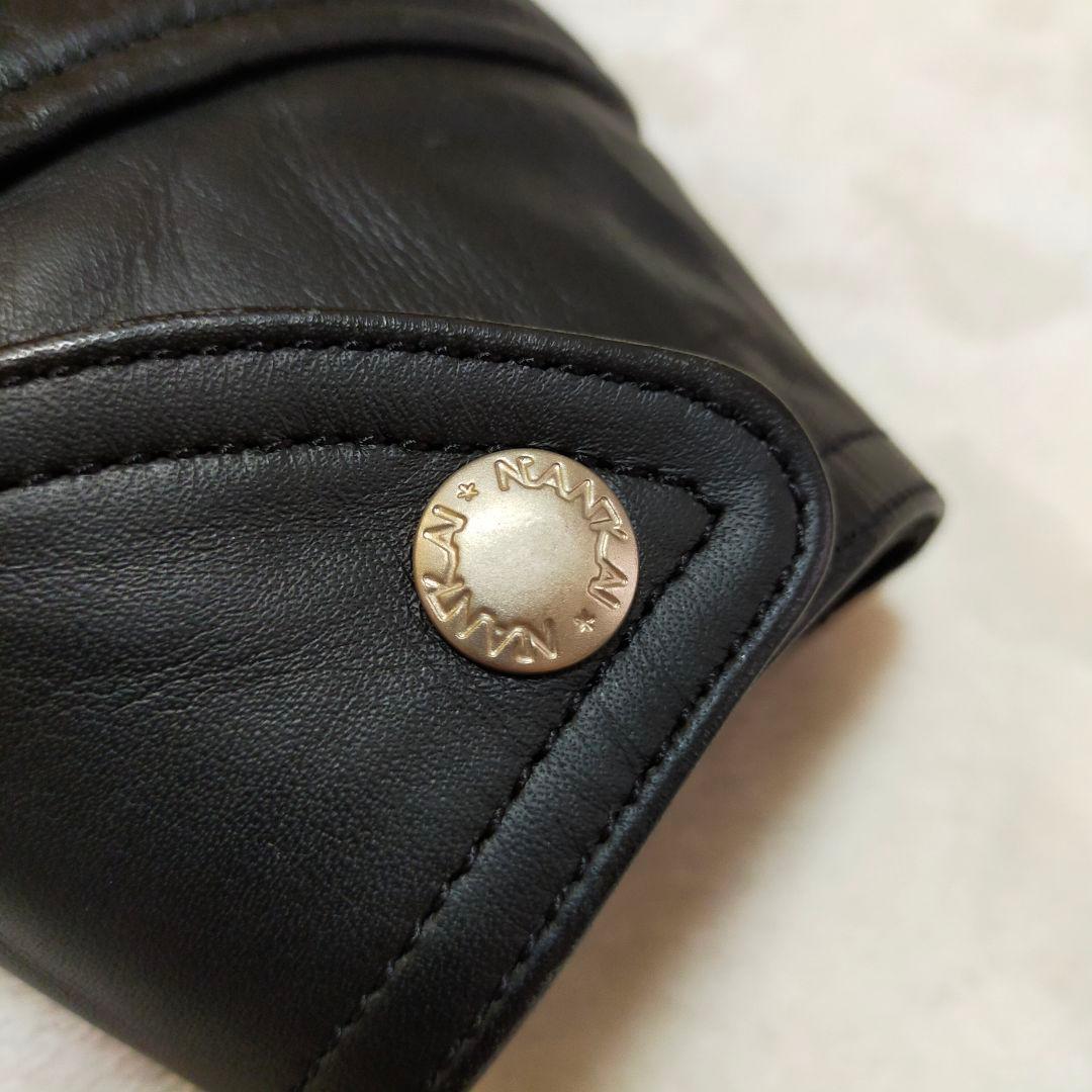 Man　美品　NANKAI　南海　ライナー付きシングルライダースジャケット