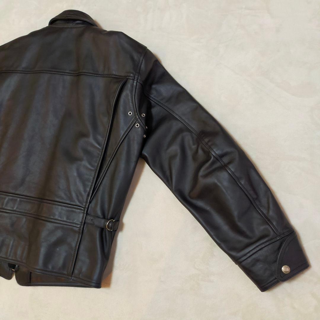 Man　美品　NANKAI　南海　ライナー付きシングルライダースジャケット