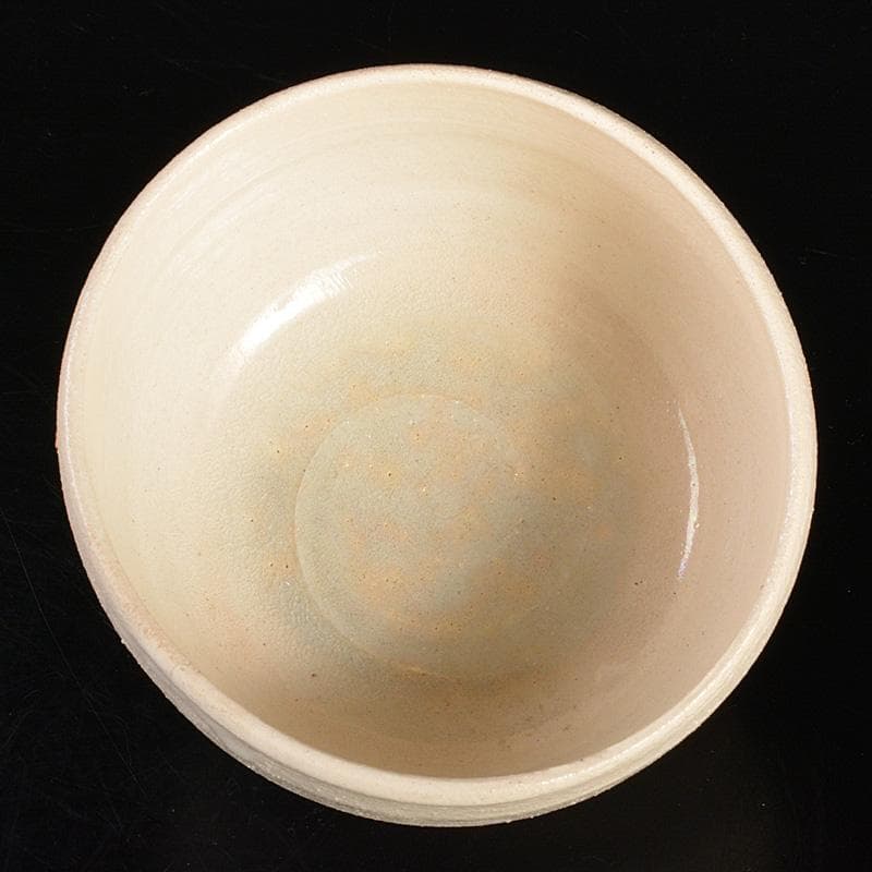 茶道具　萩焼　十代　三輪休雪作　白萩茶碗　共箱　V　R7278