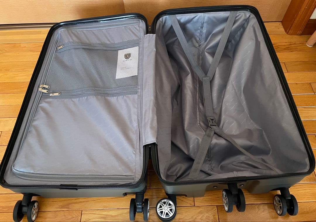 【新品】[New Trip] スーツケース Lサイズ スクエア型 5輪105L