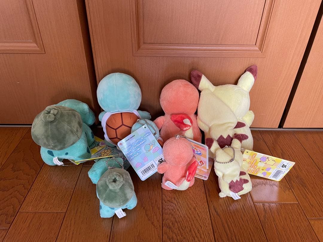 へんしん！メタモン ぬいぐるみ 御三家　ピカチュウ　セット