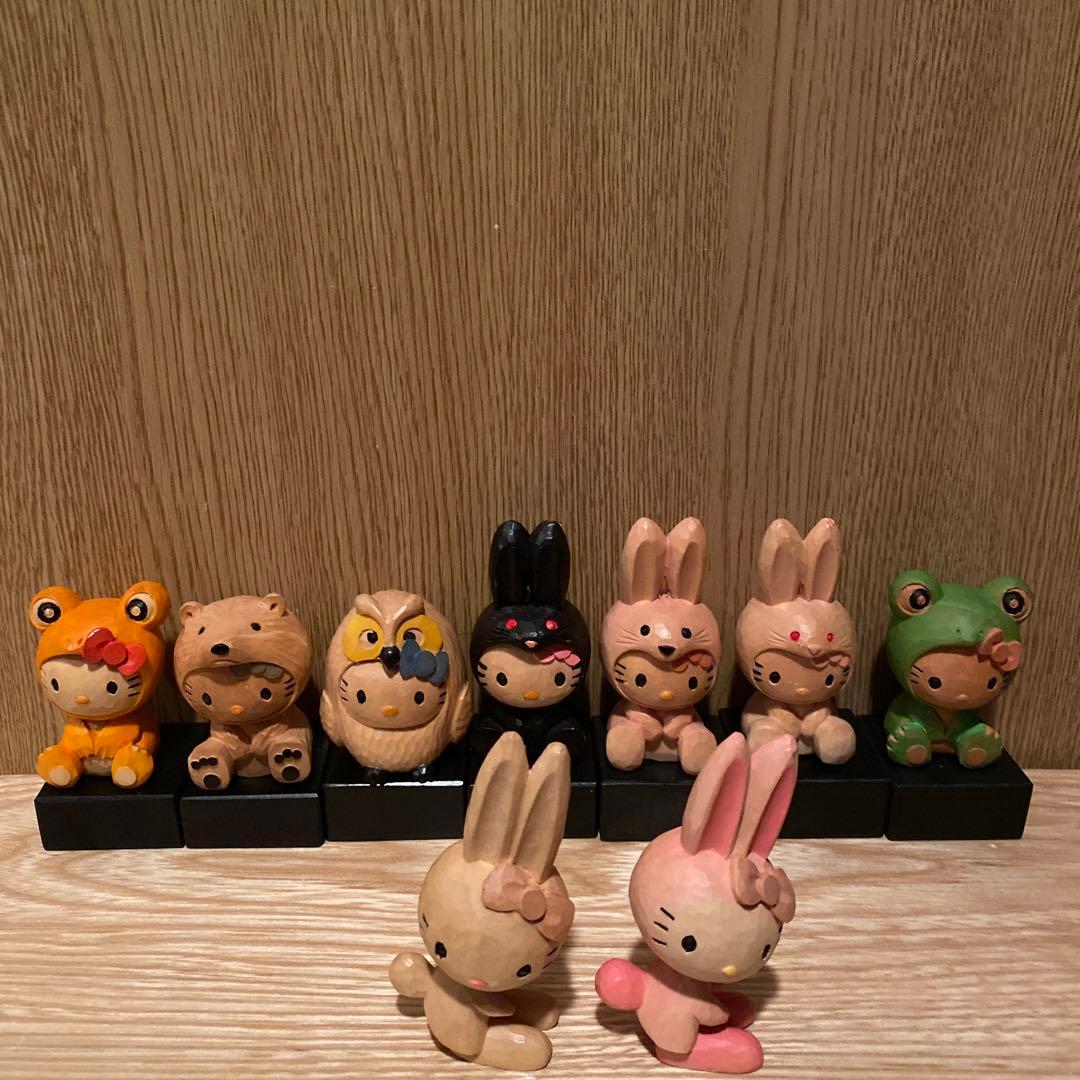 ハローキティ　木彫り　最終値下げ